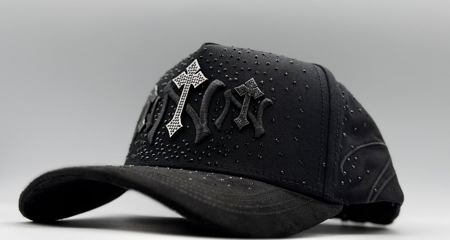 NY CRUCES ALL BLACK CRYSTALS